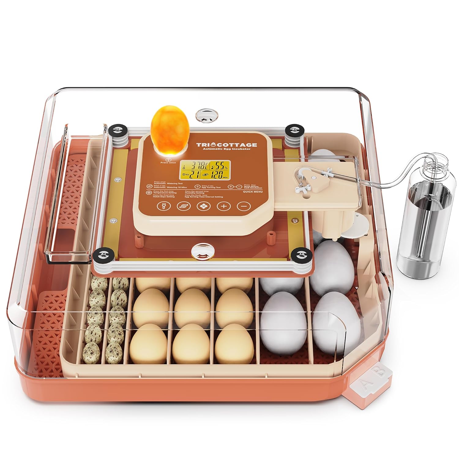 Vollautomatischer Triocottage Brutautomat für 48 Eier
